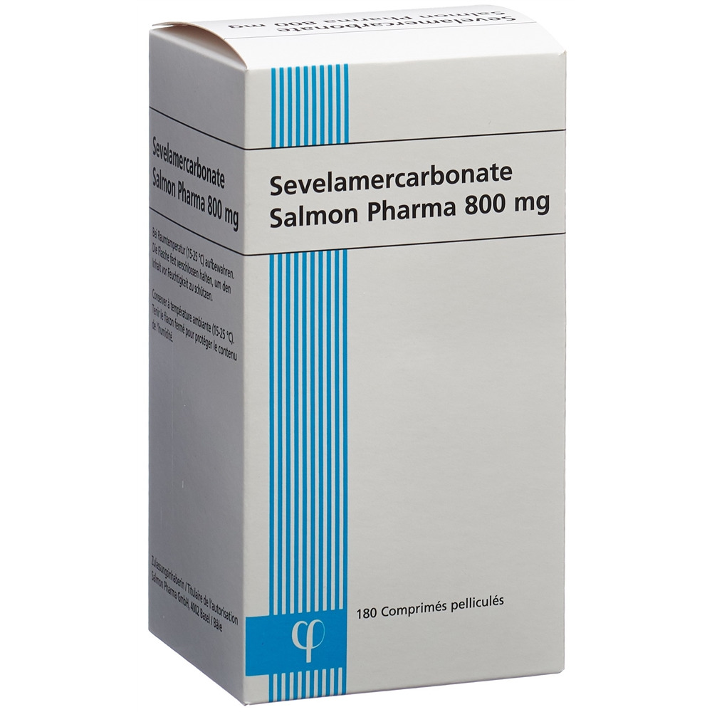 SEVELAMERCARBONATE Salmon Pharma 800 mg fl 180 pce