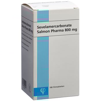 SEVELAMERCARBONATE Salmon Pharma 800 mg fl 180 pce
