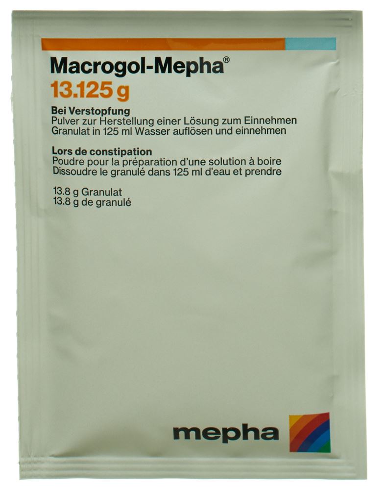 MACROGOL Mepha pdr sach 100 pce