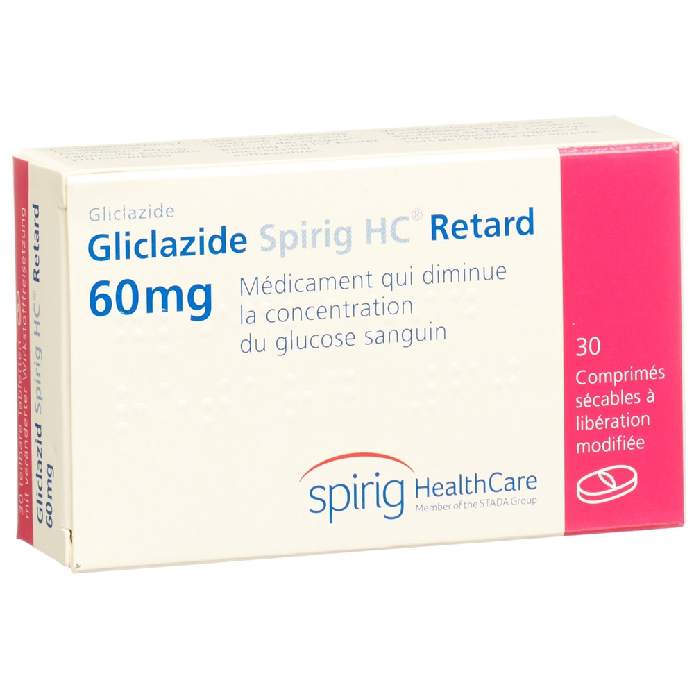 GLICLAZIDE Spirig HC Retard cpr ret 60 mg 30 pce