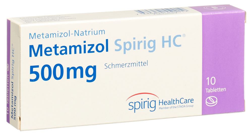METAMIZOLE Spirig HC cpr 500 mg 10 pce