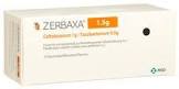 Zerbaxa 1.5 g, Pulver für ein Konzentrat zur Herstellung einer Infusionslösung