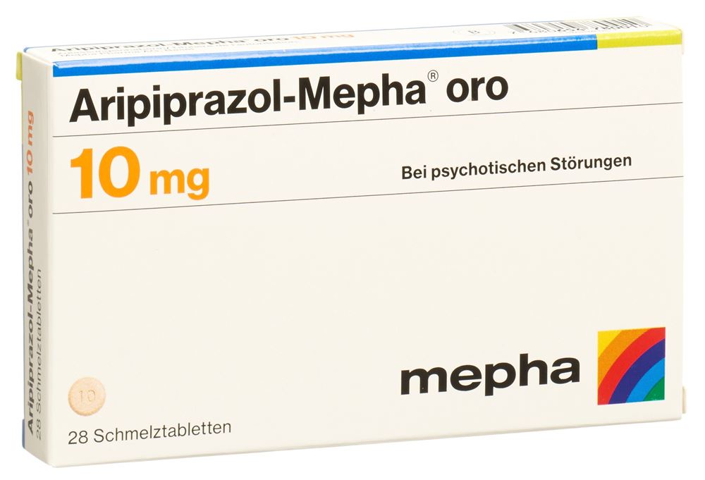 ARIPIPRAZOL Mepha oro cpr orodisp 10 mg 28 pce