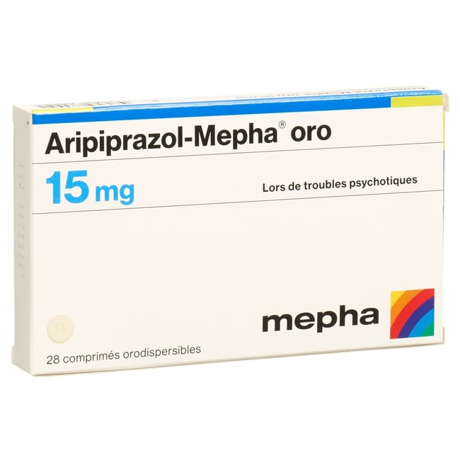ARIPIPRAZOL Mepha oro cpr orodisp 15 mg 28 pce