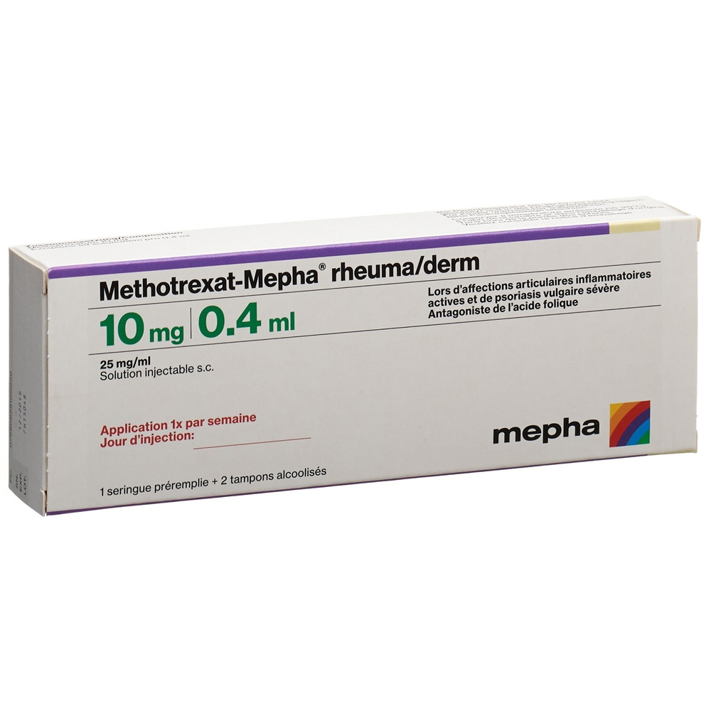 METHOTREXAT Mepha rheuma/derm 10 mg/0.4ml