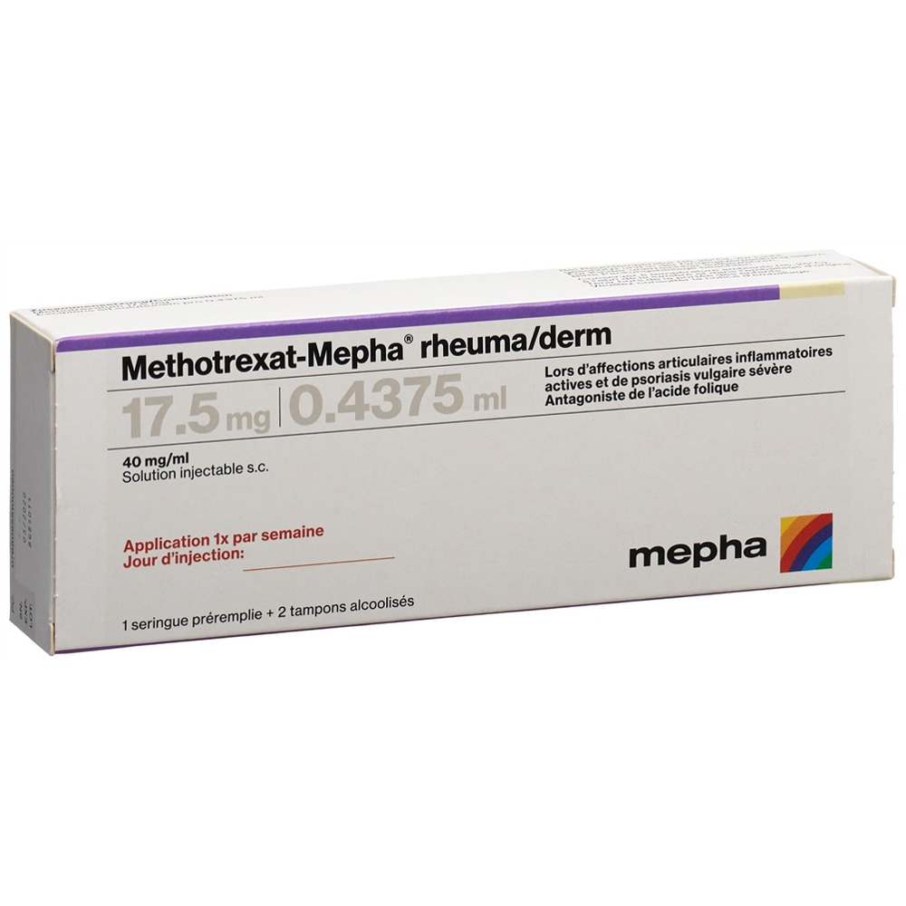 METHOTREXAT Mepha rheuma/derm 17.5 mg/0.4375ml