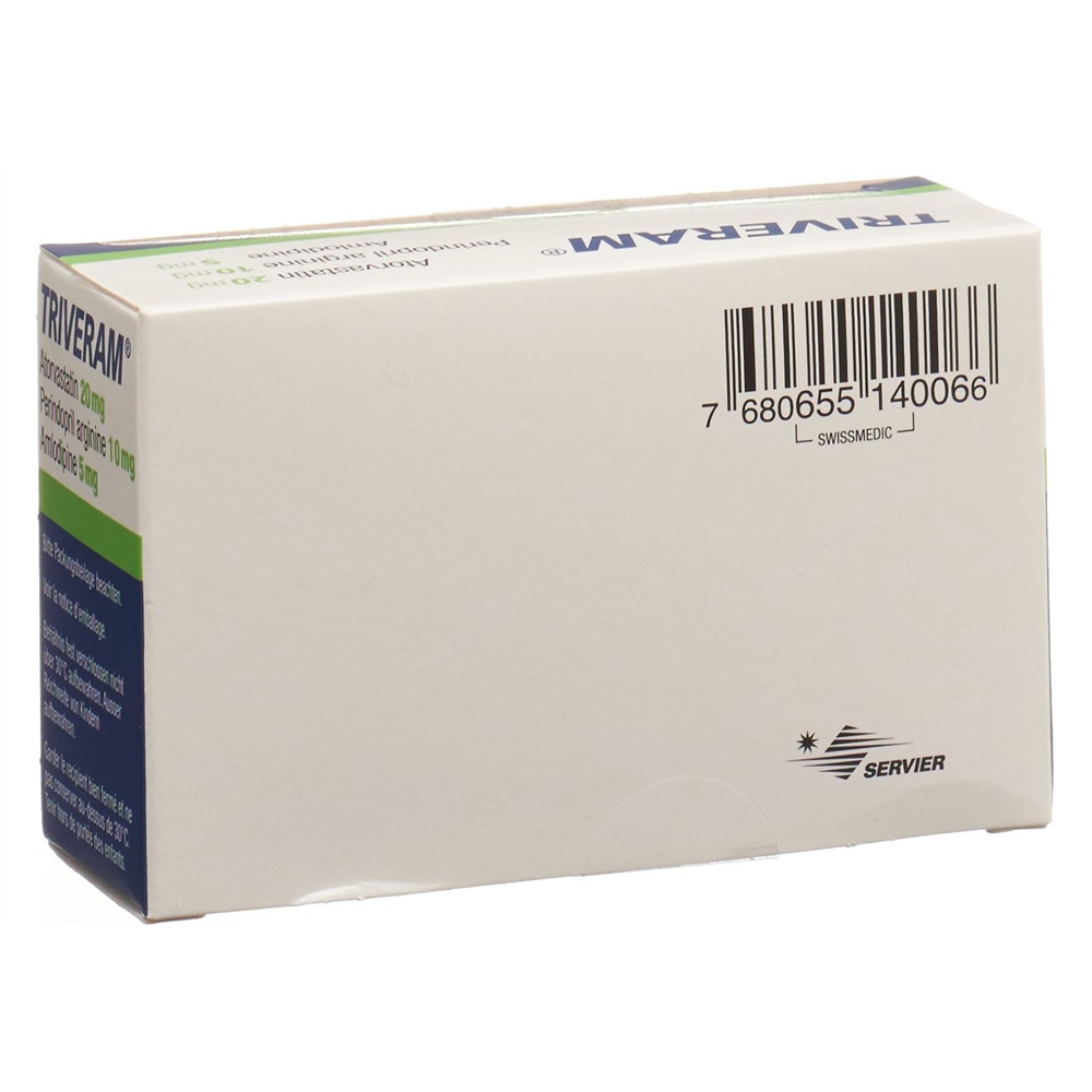 TRIVERAM cpr pell 20/10/5mg 3 bte 30 pce