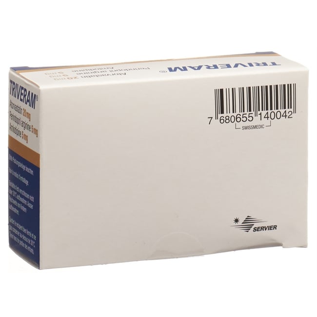 Triveram 20 / 10 / 5 mg, comprimé pelliculé