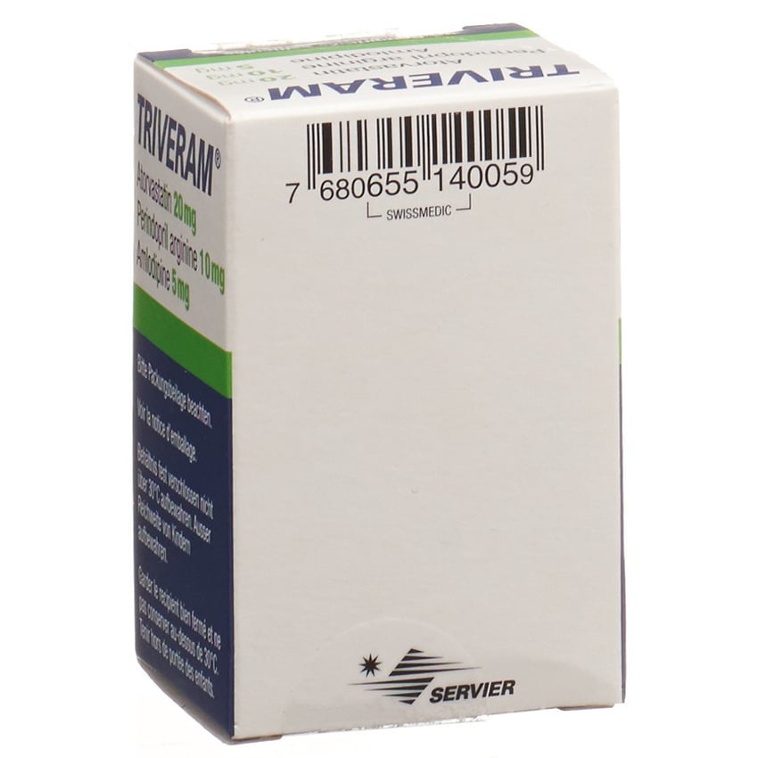 Triveram 40 / 10 / 10 mg, comprimé pelliculé