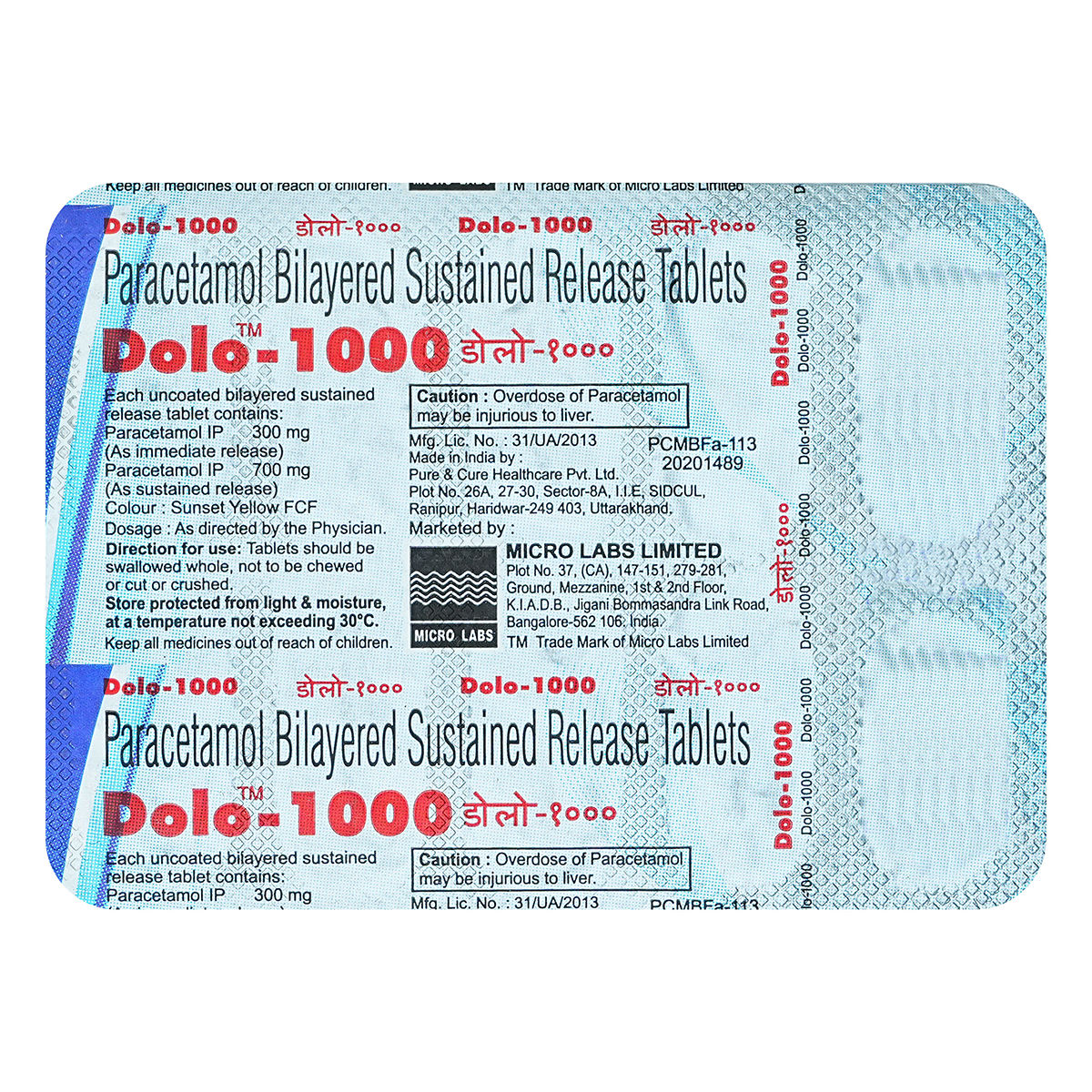 Dolo-Kranit, Tabletten