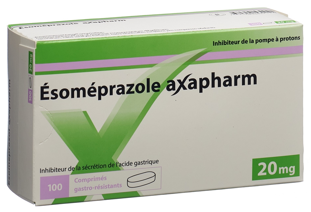 ESOMEPRAZOLE Axapharm cpr pell 20 mg 100 pce