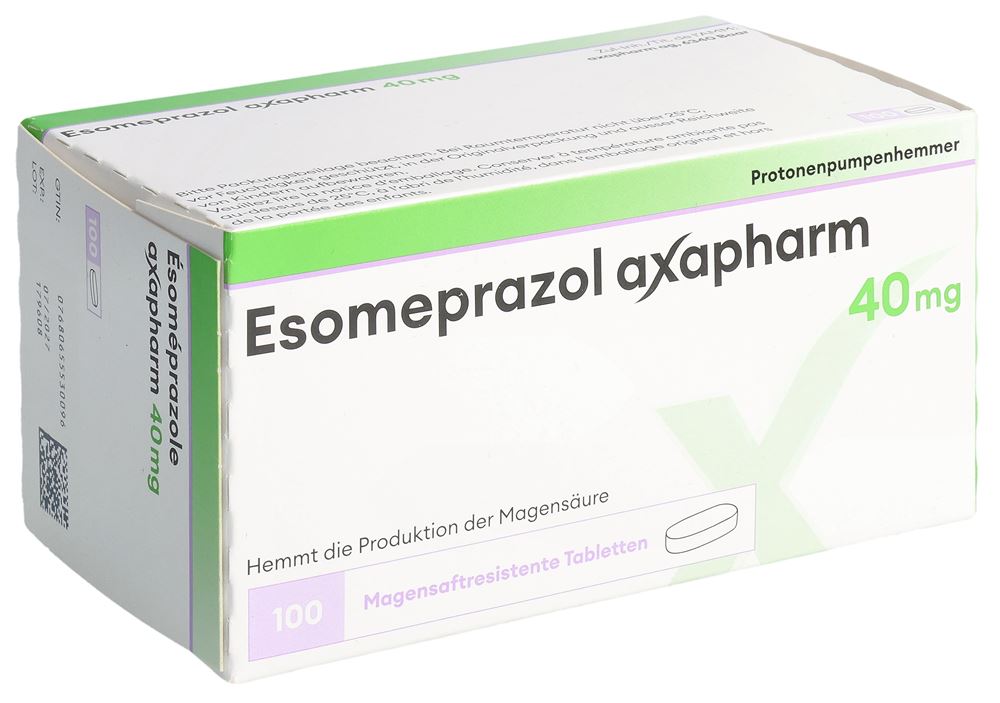 ESOMEPRAZOLE Axapharm cpr pell 40 mg 100 pce