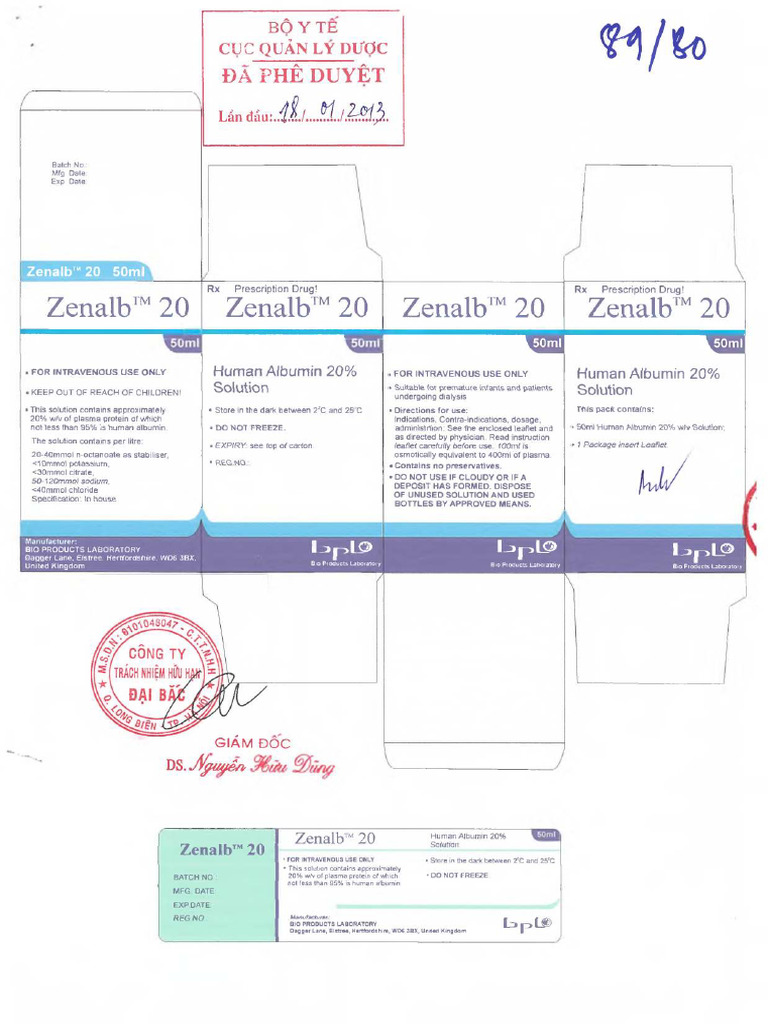 Albumin Biotest 20%, Infusionslösung