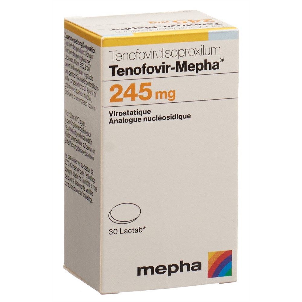 TENOFOVIR Mepha Lactab 245 mg bte 30 pce