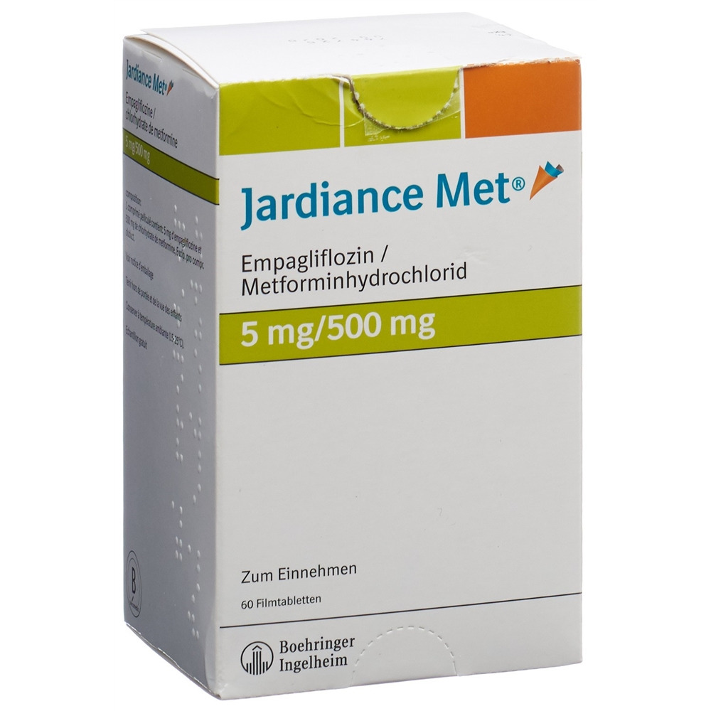 Jardiance Met 5 mg/500 mg, Filmtabletten