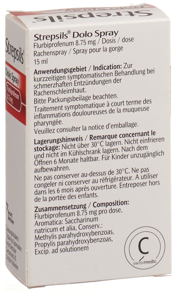 Strepsils Dolo Spray, Spray zur Anwendung in der Mundhöhle