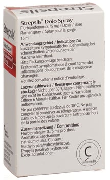 Strepsils Dolo Spray, Spray zur Anwendung in der Mundhöhle
