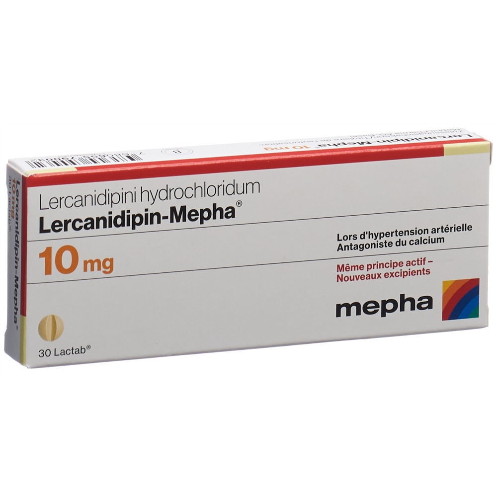 LERCANIDIPIN Mepha Lactab 10 mg 30 pce