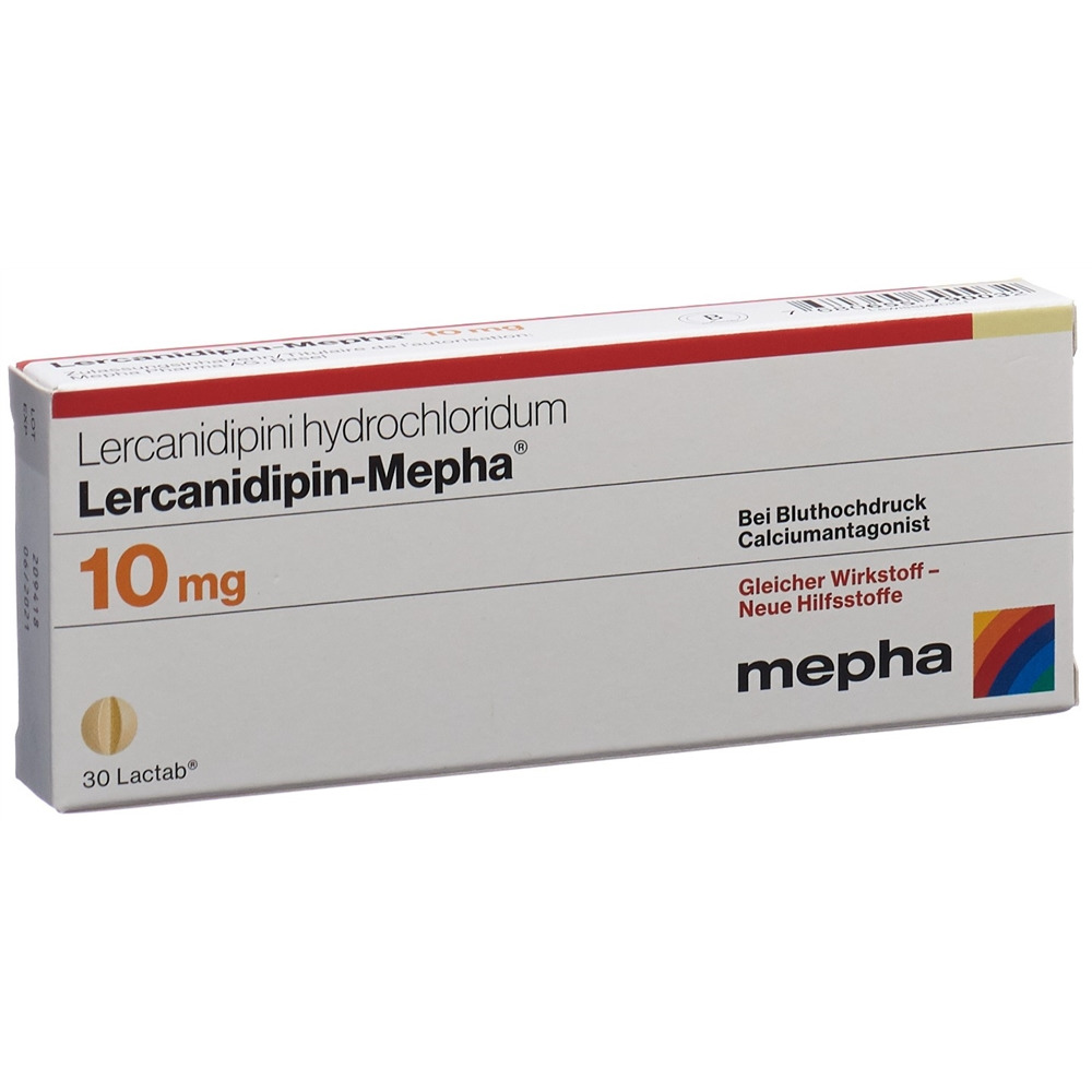 LERCANIDIPIN Mepha Lactab 10 mg 30 pce