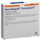Insulin NovoNordisk NovoRapid PumpCart 100 E/ml, Injektionslösung