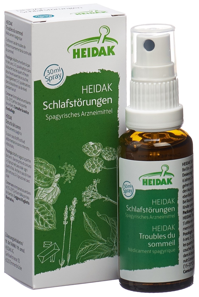 Heidak Schlafstörungen, Spray zur Anwendung in der Mundhöhle