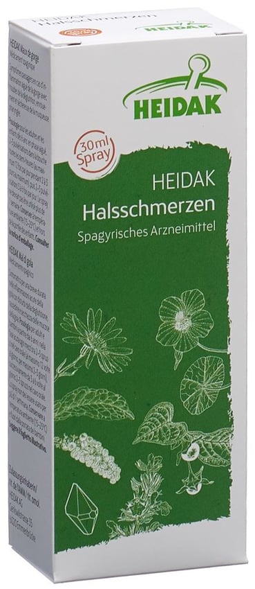 Heidak Halsschmerzen, Spray zur Anwendung in der Mundhöhle