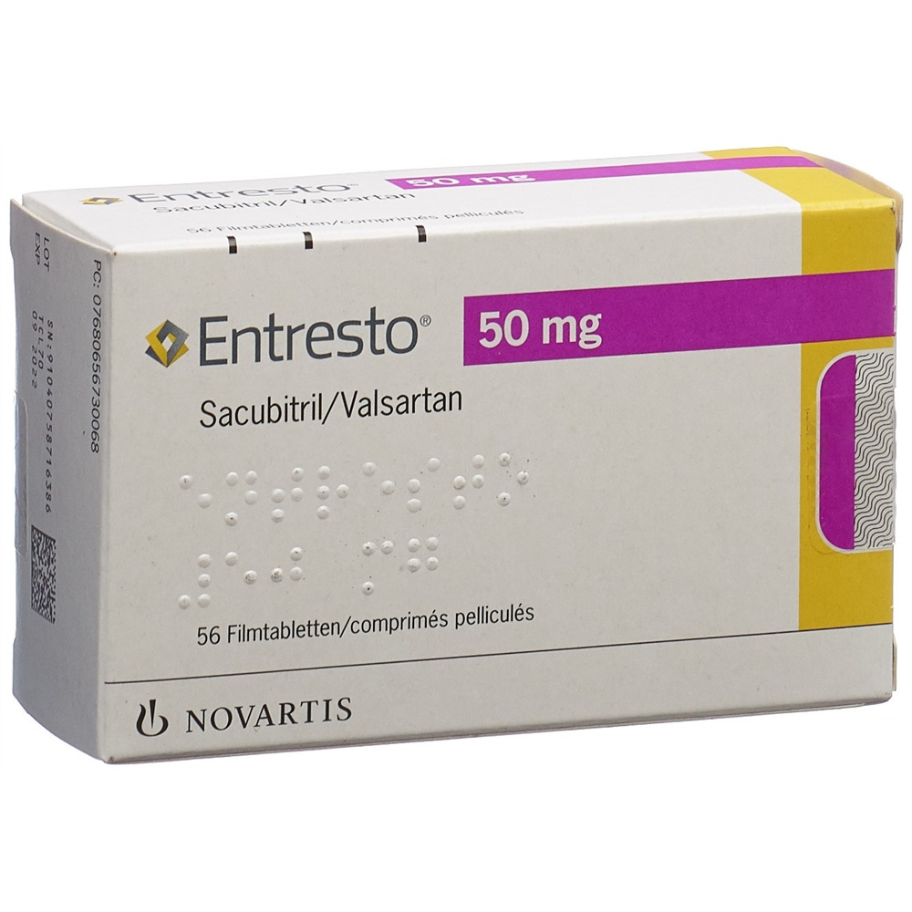 ENTRESTO cpr pell 50 mg 56 pce