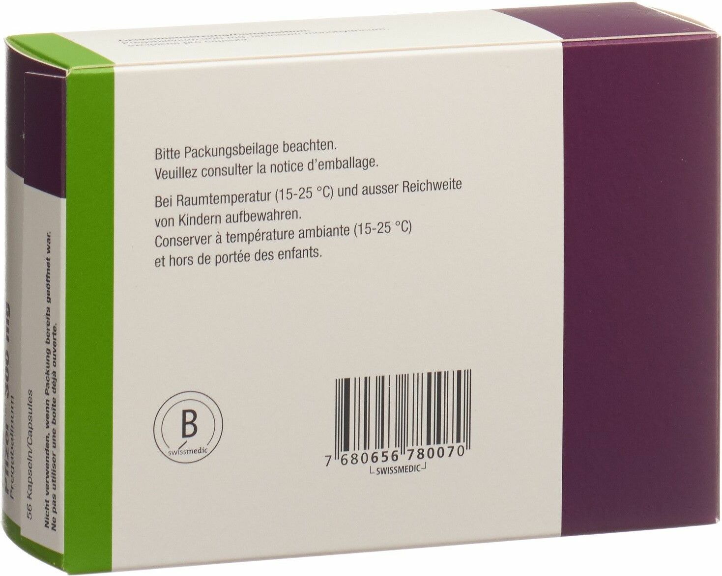 Pregabalin Viatris 300 mg, Hartkapseln