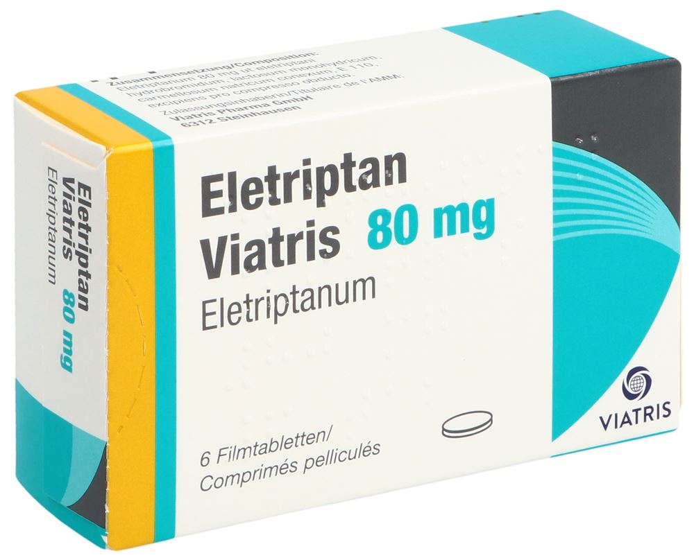 ELETRIPTAN Viatris cpr pell 80 mg 6 pce
