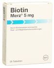 Biotin Merz 5 mg, Tabletten
