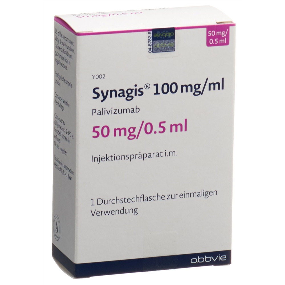 SYNAGIS sol inj 50 mg/0.5ml flac