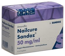 Nailcure Sandoz 50mg/ml, wirkstoffhaltiger Nagellack