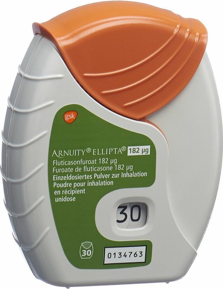 Arnuity Ellipta 90 mcg, Einzeldosiertes Pulver zur Inhalation