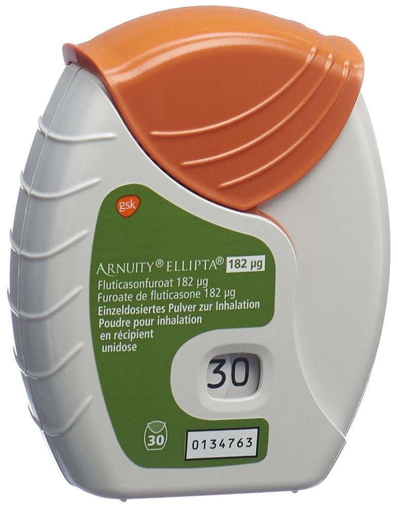 ARNUITY ELLIPTA pdr inh 182 mcg 3 x 30 dos