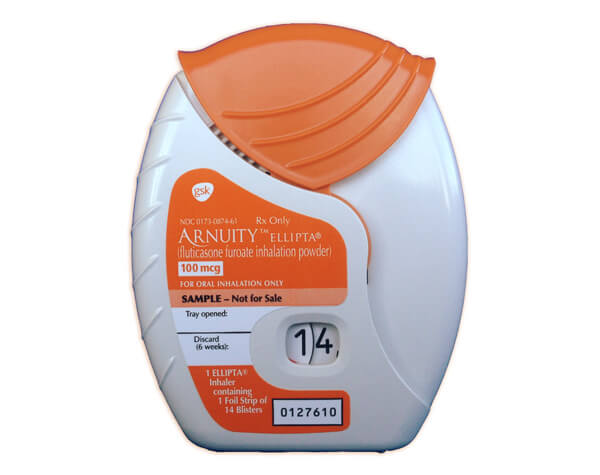 Arnuity Ellipta 46 mcg, Einzeldosiertes Pulver zur Inhalation