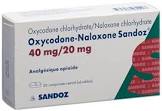 Oxycodon-Naloxon Sandoz 40 mg/20 mg, Retardtabletten