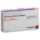 OXYCODON-NALOXON Mepha cpr ret 5mg/2.5mg 30 pce