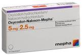 OXYCODON-NALOXON Mepha cpr ret 5mg/2.5mg 60 pce