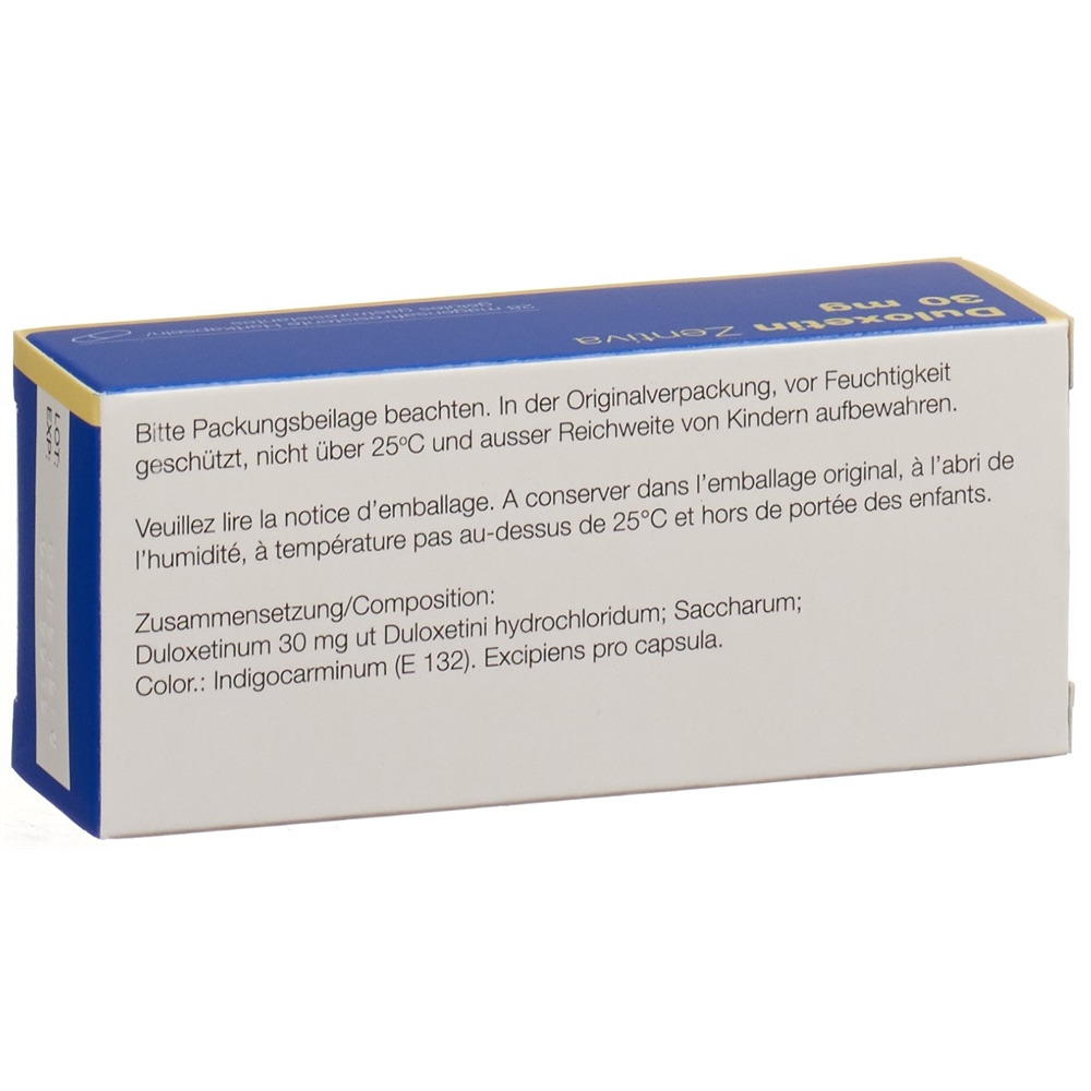 DULOXETIN Zentiva caps 30 mg 28 pce