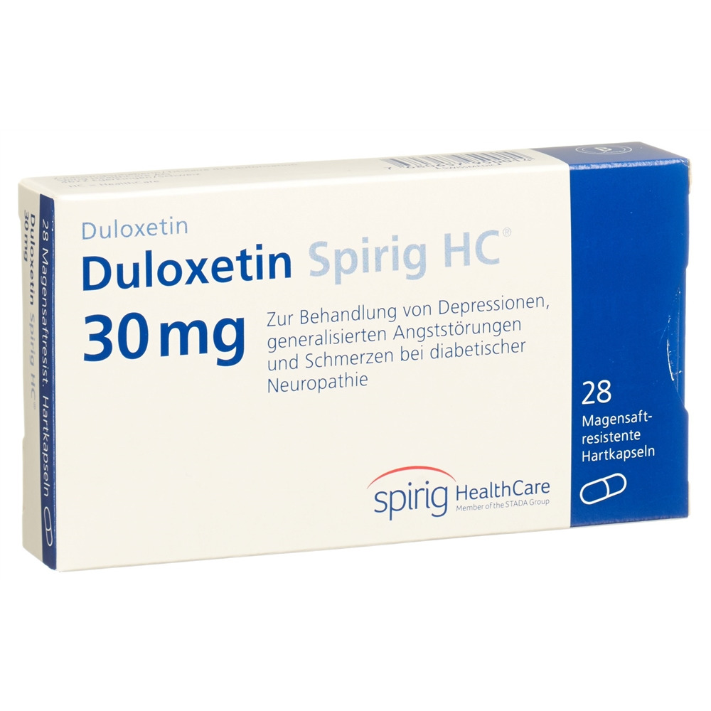 DULOXETIN Spirig HC caps 30 mg 28 pce