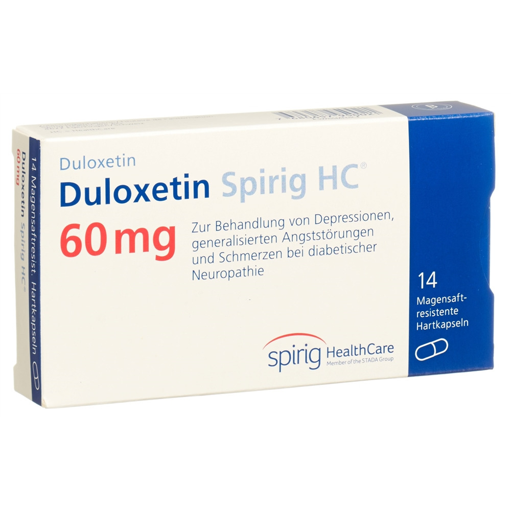DULOXETIN Spirig HC caps 60 mg 14 pce