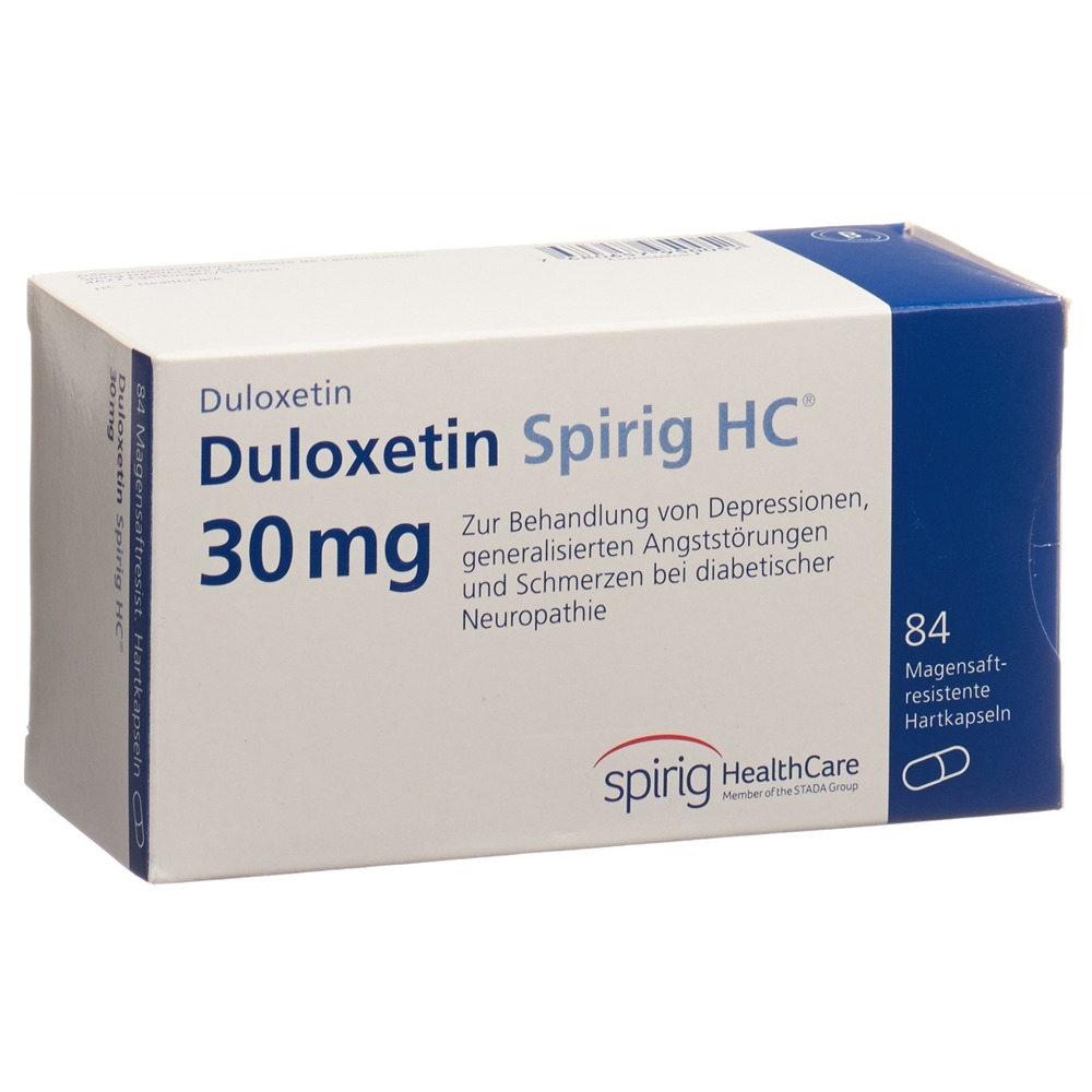 DULOXETIN Spirig HC caps 30 mg 84 pce