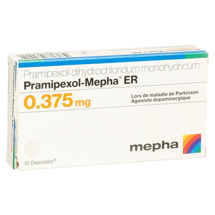 Pramipexol-Mepha ER 0.375 mg, Depotabs