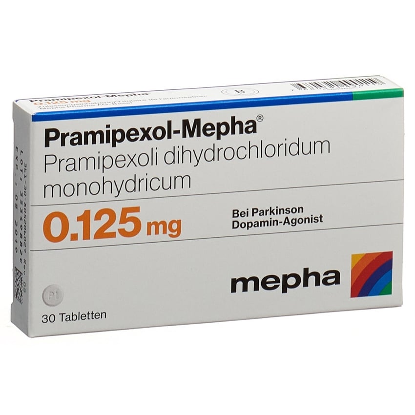 Pramipexol-Mepha ER 3 mg, Depotabs