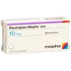 RIZATRIPTAN Mepha oro cpr orodisp 10 mg 12 pce