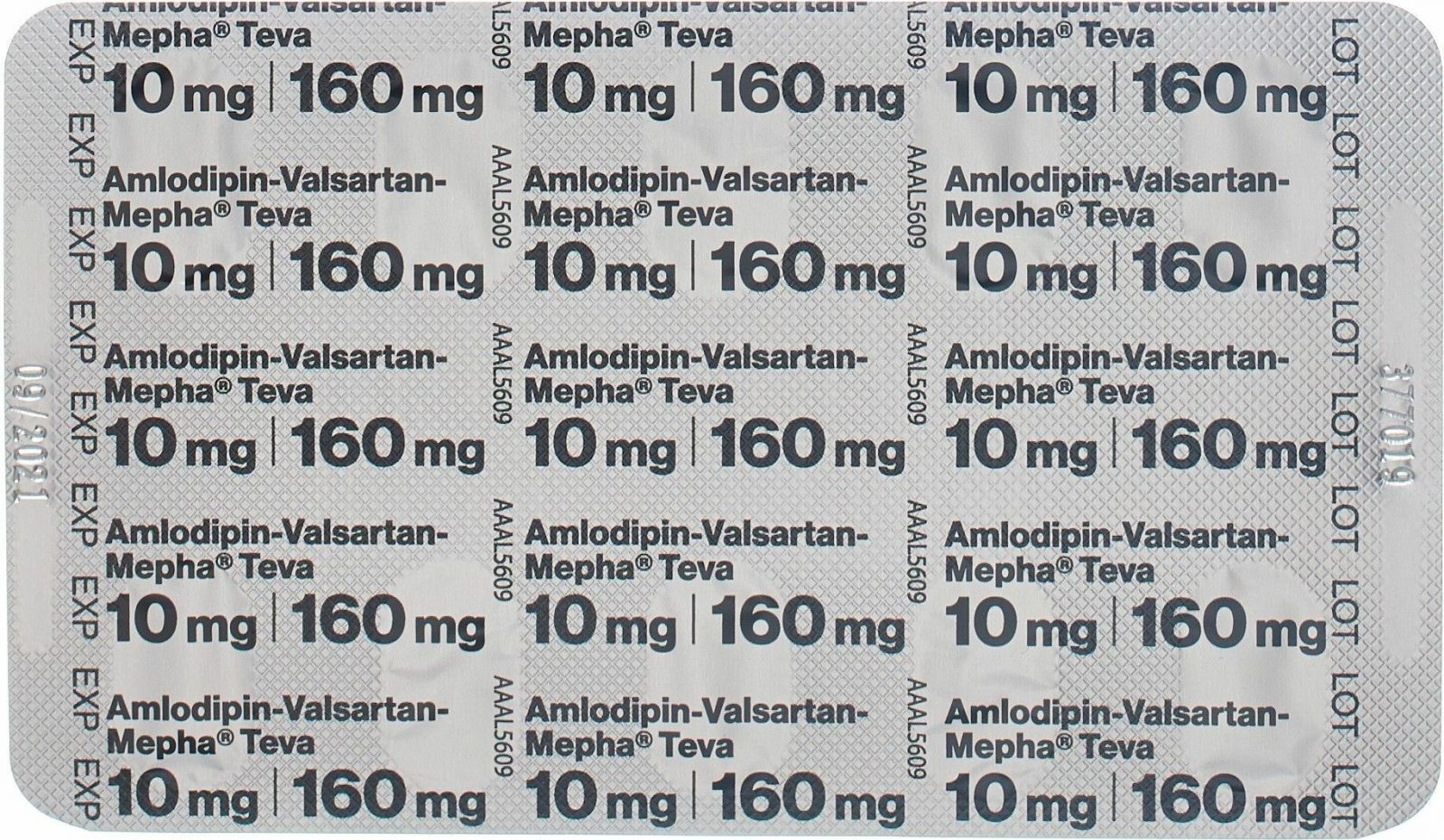 AMLODIPIN VALSARTAN Mepha Teva 5/160mg 28 pce