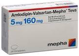 AMLODIPIN VALSARTAN Mepha Teva 5/160mg 98 pce