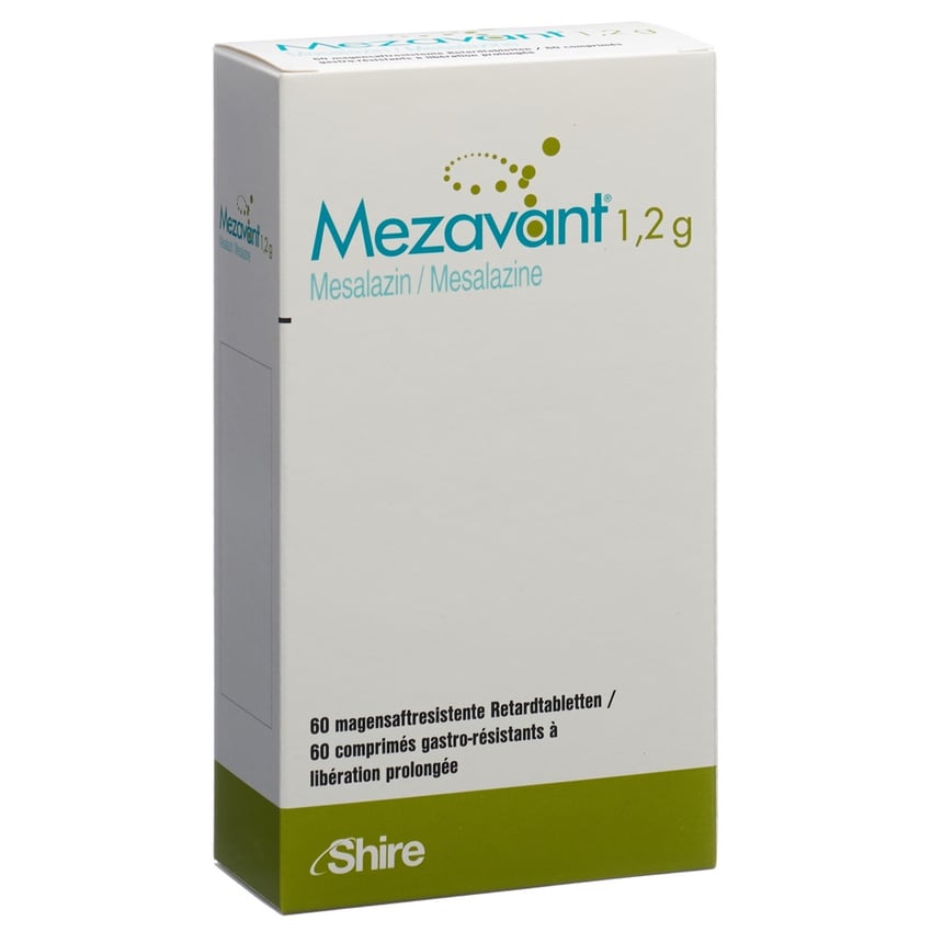 Mezavant, 1,2 g magensaftresistente Retardtabletten