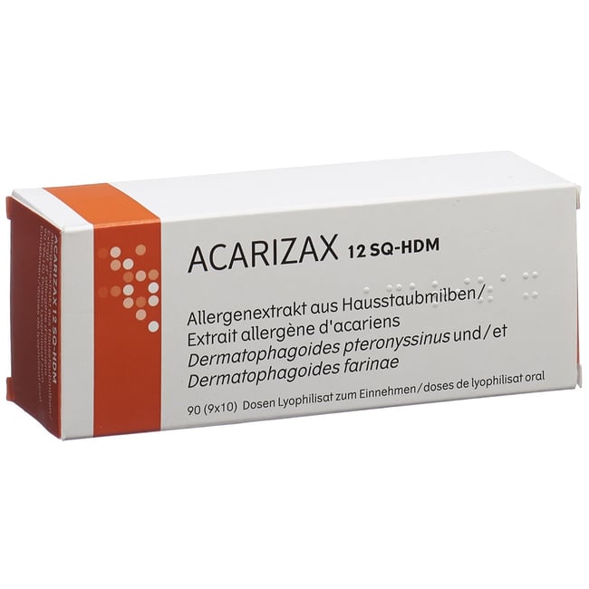 Acarizax, Lyophilisat zum Einnehmen