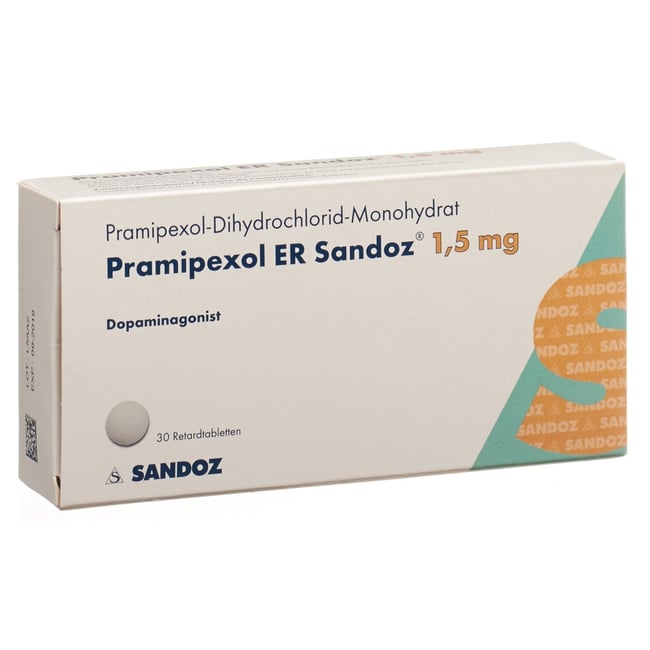 PRAMIPEXOLE ER Sandoz cpr ret 3 mg 30 pce